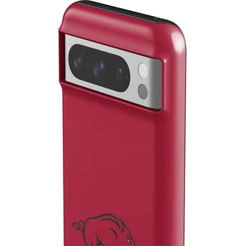 University of Arkansas-Fayetteville Razorbacks Red Logo Google Pixel 8 Pro Impact Case